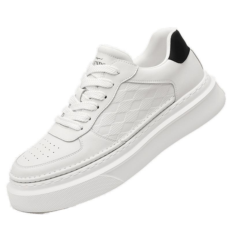 Summer men's board shoes fashionable and simple platform versatile white shoes men's trend boys sports and leisure shoes