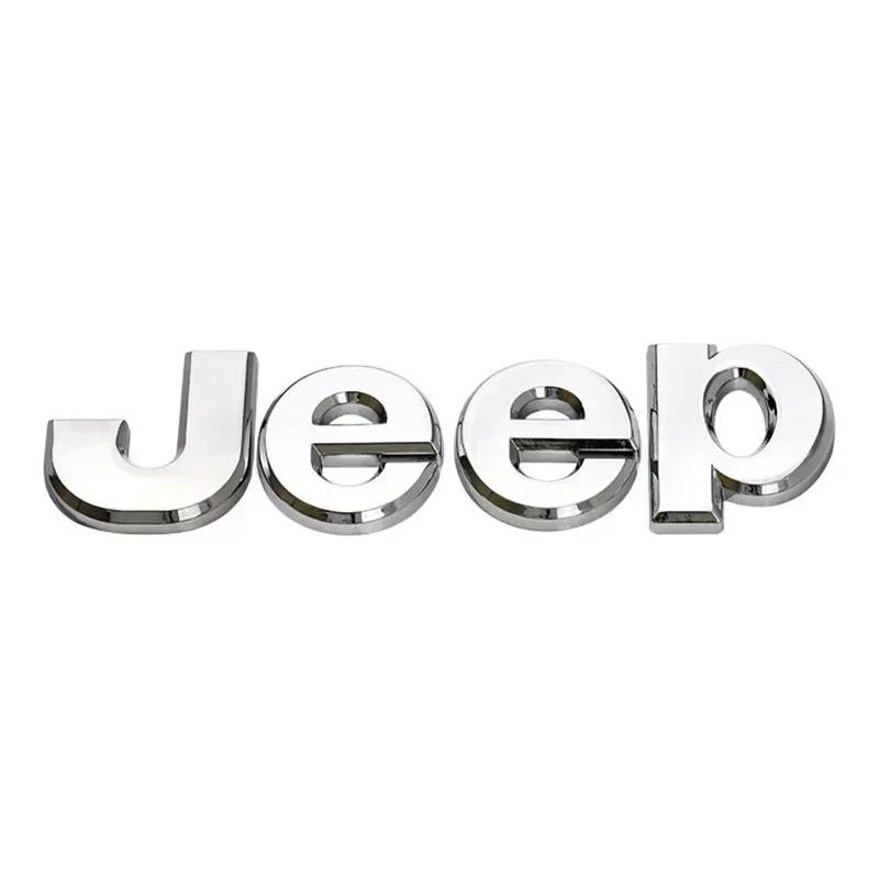 rvxb6 New Car Front Hood Emblem for JEEP Grand Cherokee Wrangler Renegade Patriot Liberty Compass Rear Trunk Side Badge Sticker Decals