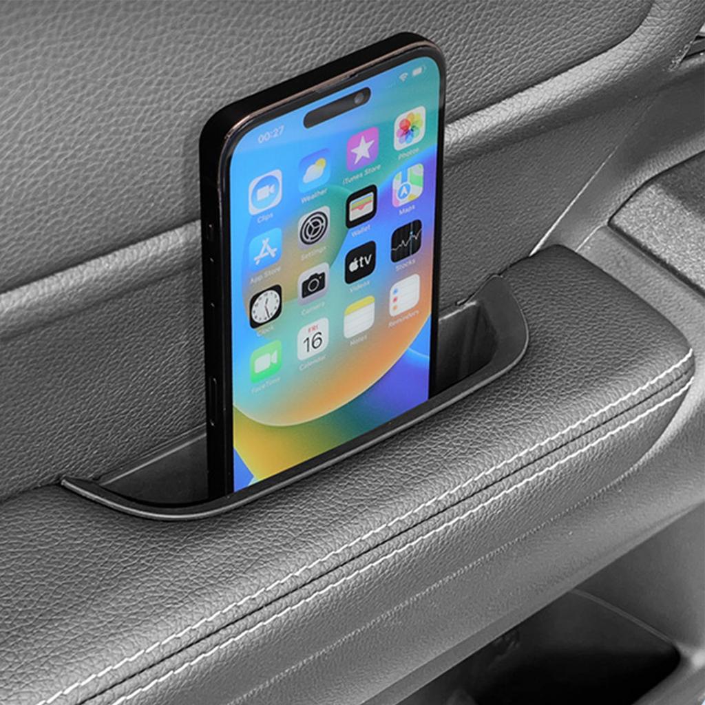 Fucaten Car Cup Holder Compatible with Toyota Land Cruiser 250 Series 2024 Console Tray Drink Holder Cover Storage TPE Material Handle (March ~) (Door