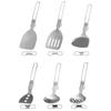 304 Stainless Steel Portable Camping Cookware Set with Spatula and Ladle