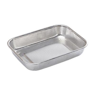 ZISIZ Edelstahl Quadratischer Abtropfkorb