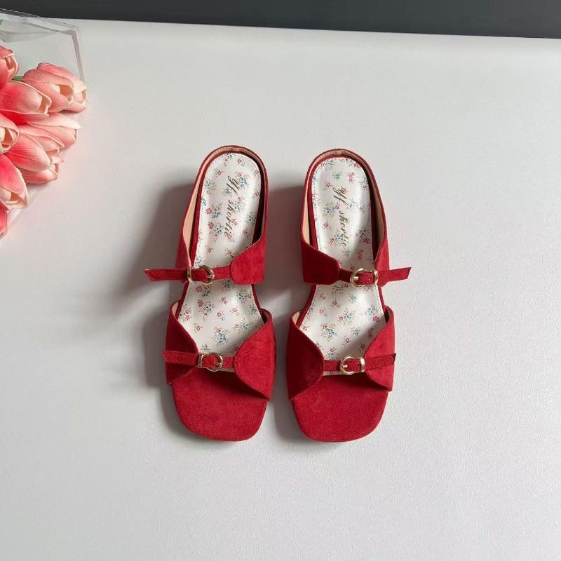 Inner height increase temperament open-toed cool slippers women's summer new high-end versatile bow one-pedal platform sandals