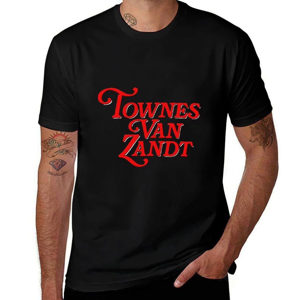 Townes Van Zandt Essential TShirt T Shirts for Man Cotton Funny T Shirts for Man Cotton TShirt