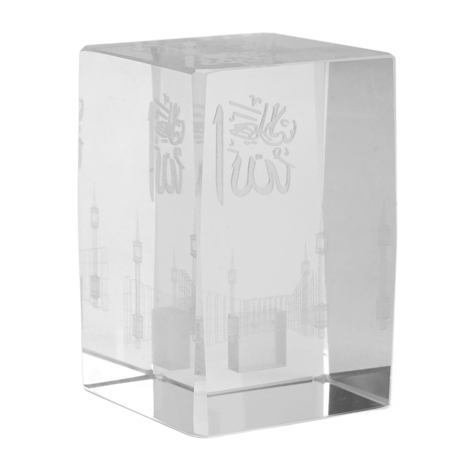 

3D Хрустальный пресс-папье Травленый стеклянный куб Подарок Украшение для гостиной Офисный стол