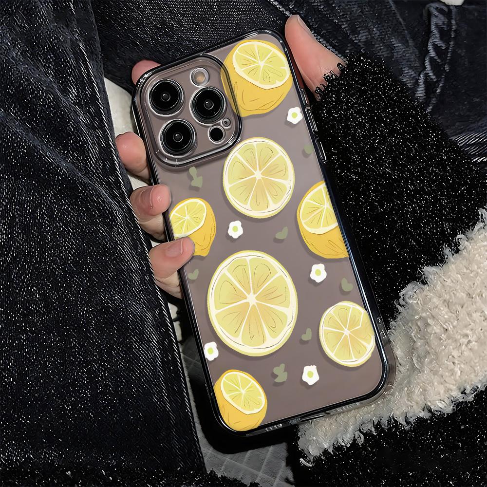 Soft Phone Case For Samsung A24 A25 5G A34 A54 A55 S24 S25 S25 Plus Anti Shock Fresh Lemon Slices Premium Summer Fresh Cover