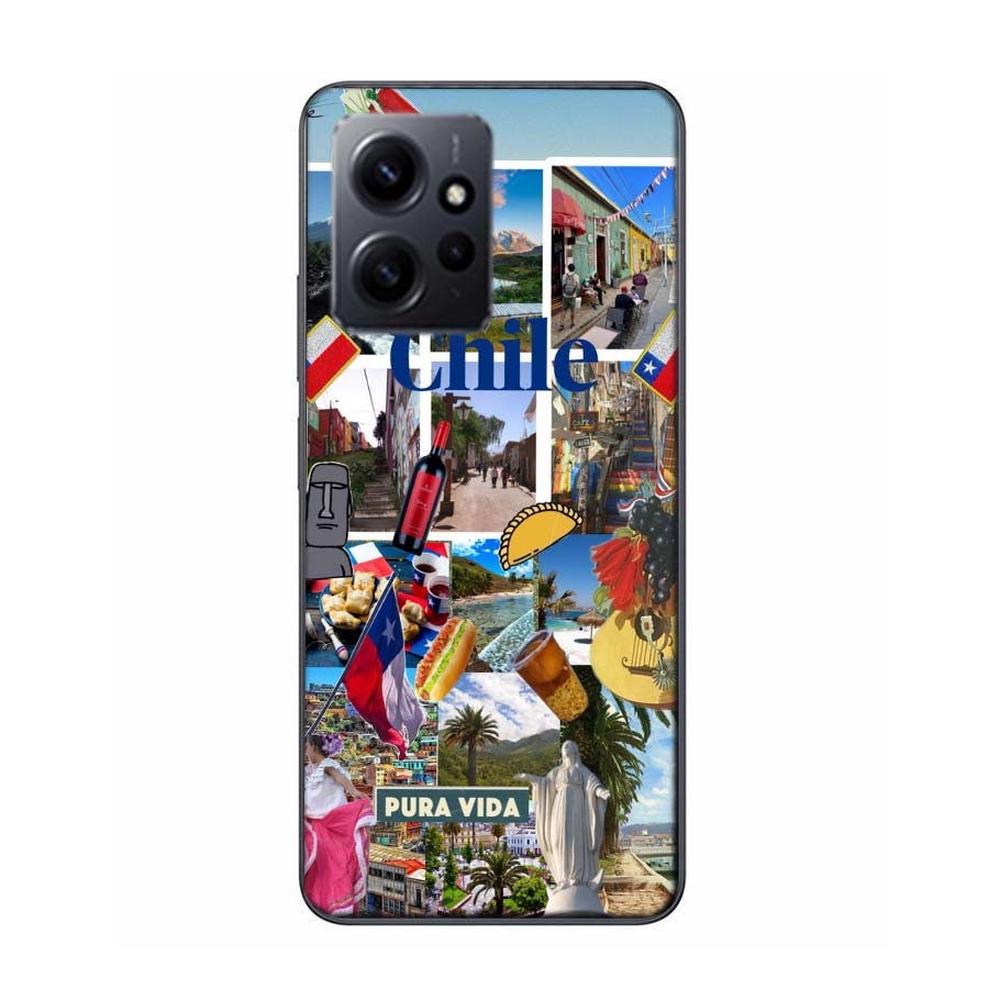 

Chilean Urban Landscape Art Phone Case For Redmi 12 13C 12C 15C 9 10 10C Note 13 Pro Plus 14 15 Pro 9T 9C 9A TPU Soft Cover Clea Redmi Note 13 5G