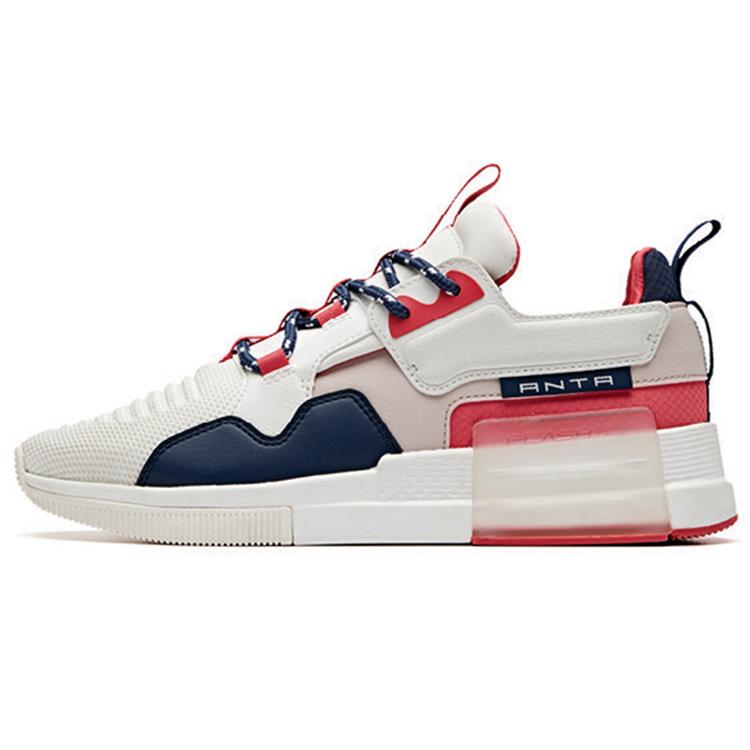 

новая повседневная обувь ANTA Кубик Рубика женская низкая белая/синяя/красная 38.5