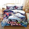 3D Gintama Anime Gintoki Sakata Bedding Set Printed Bed Set With Pillowcase Duvet Cover Soft Single Double Queen Super King Size