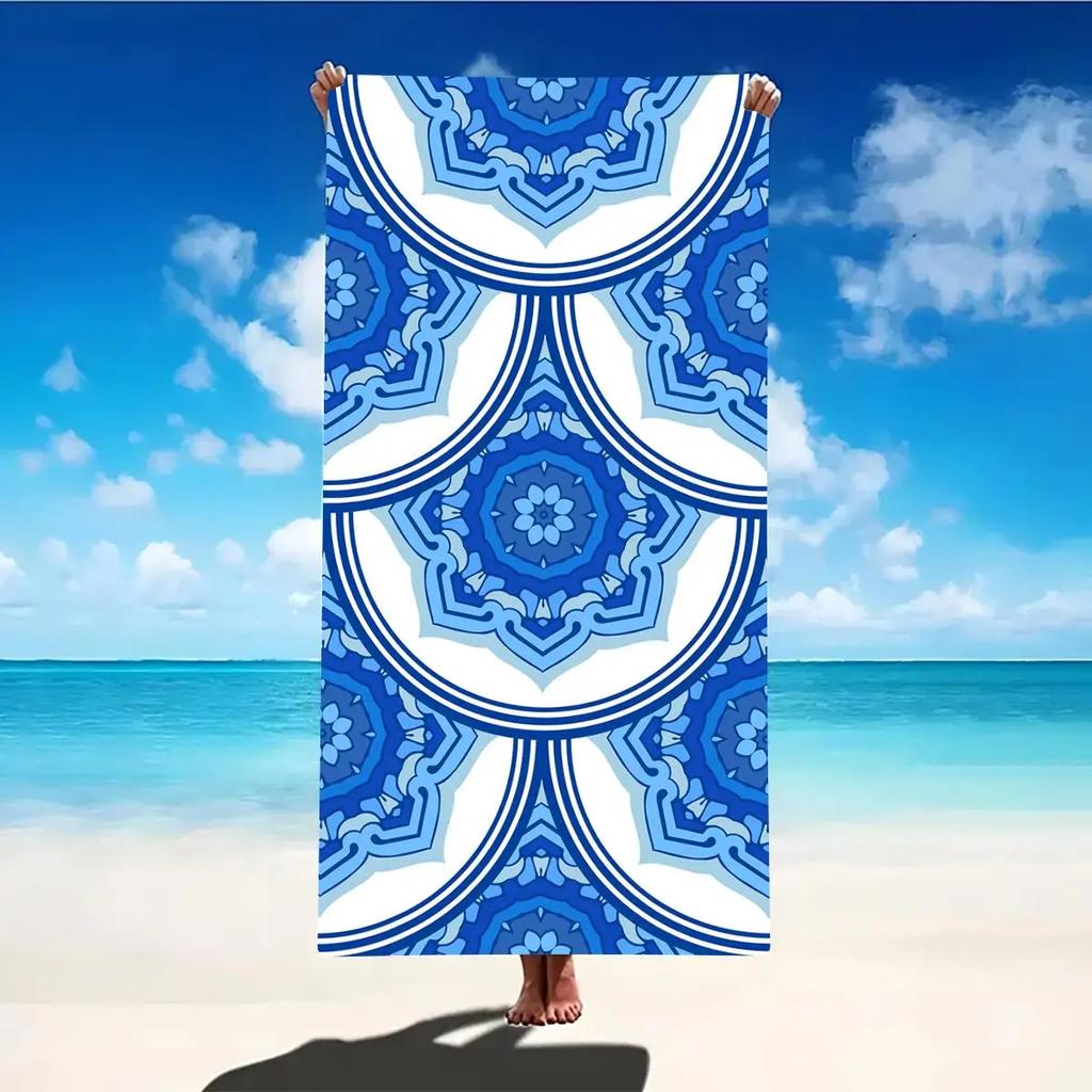 Classical Beach Towel Large Size Outdoor Travel Camping Absorbent Beach Towels Super Soft Summer Swimming Towel Bath Towel Sea