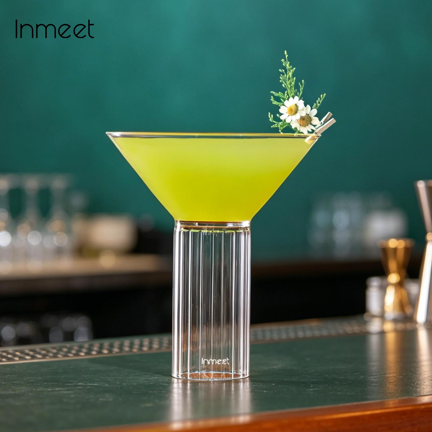 

Inmeet Martini Cocktail Glass/Ice Cream Cup/Yogurt Cup/Barware/Glassware/Wedding Party Wine Glasses 120ml 120ml
