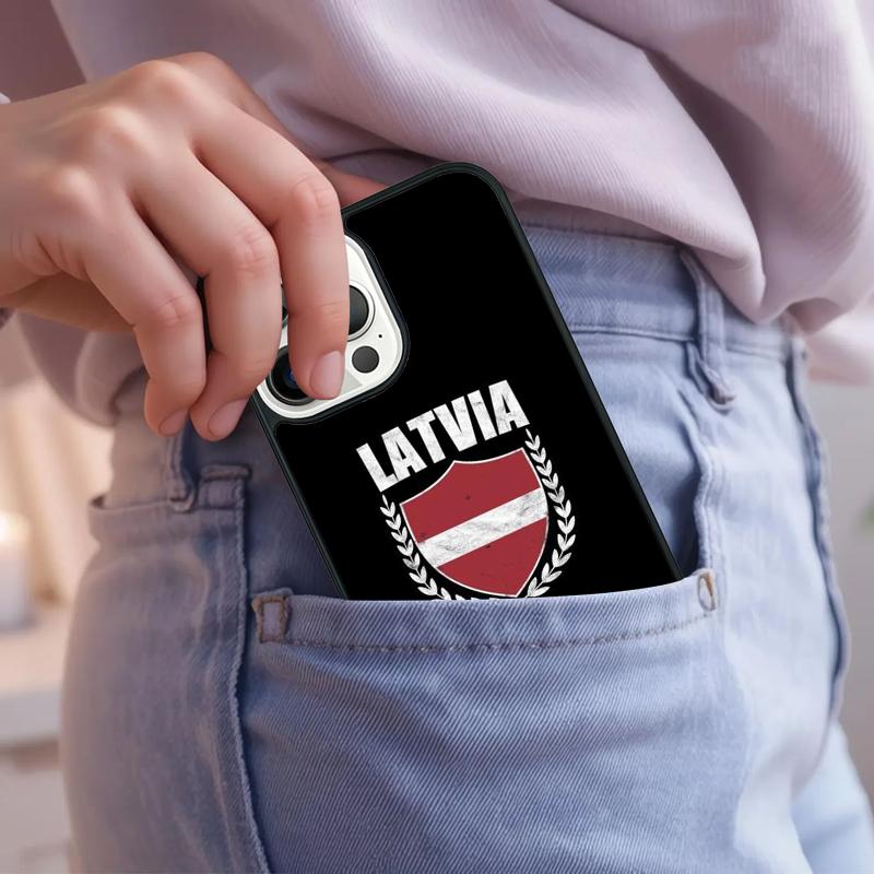 

Latvia Flag soft Phone Case For iPhone 17 Air 15 16e 14 13 Pro Max Coque 12 11 Pro Max PLUS cover iPhone 17Air