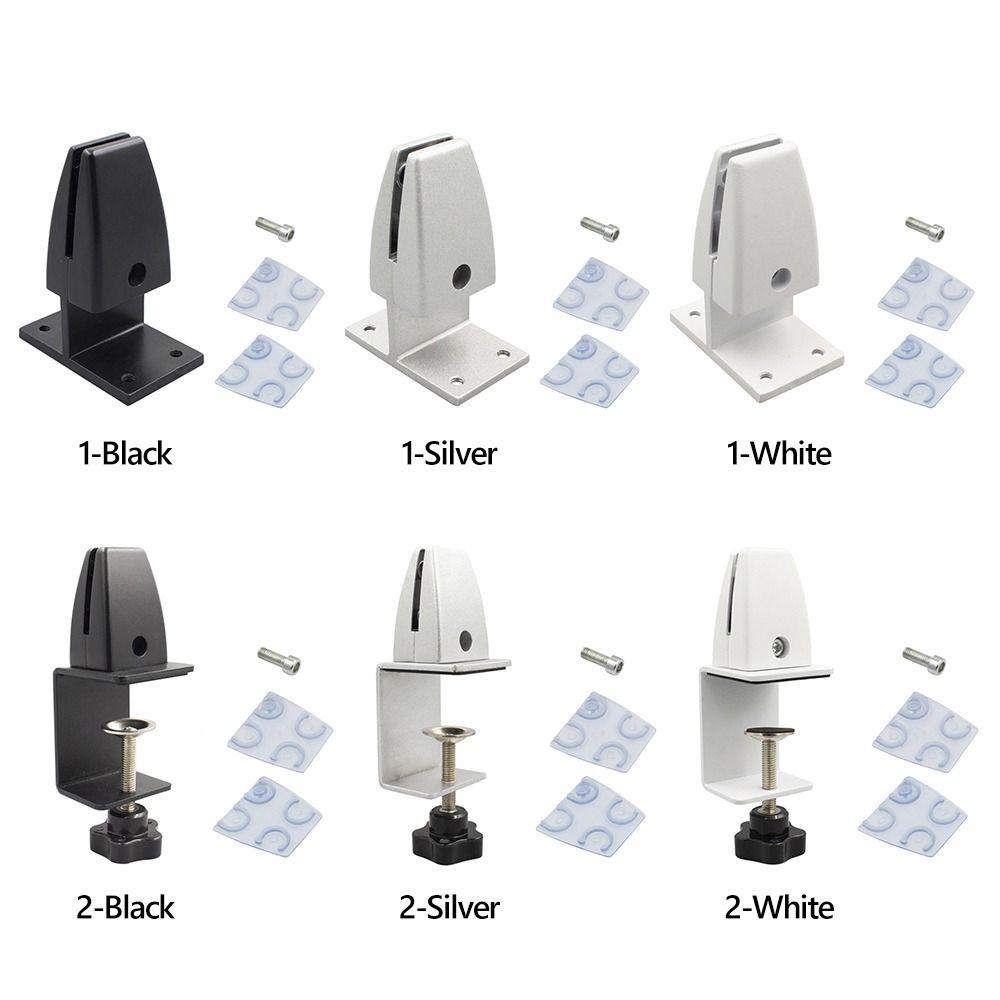 Multifunctional Office Desk Baffle Clip Black White Silver Privacy Screen Clip  Home Office