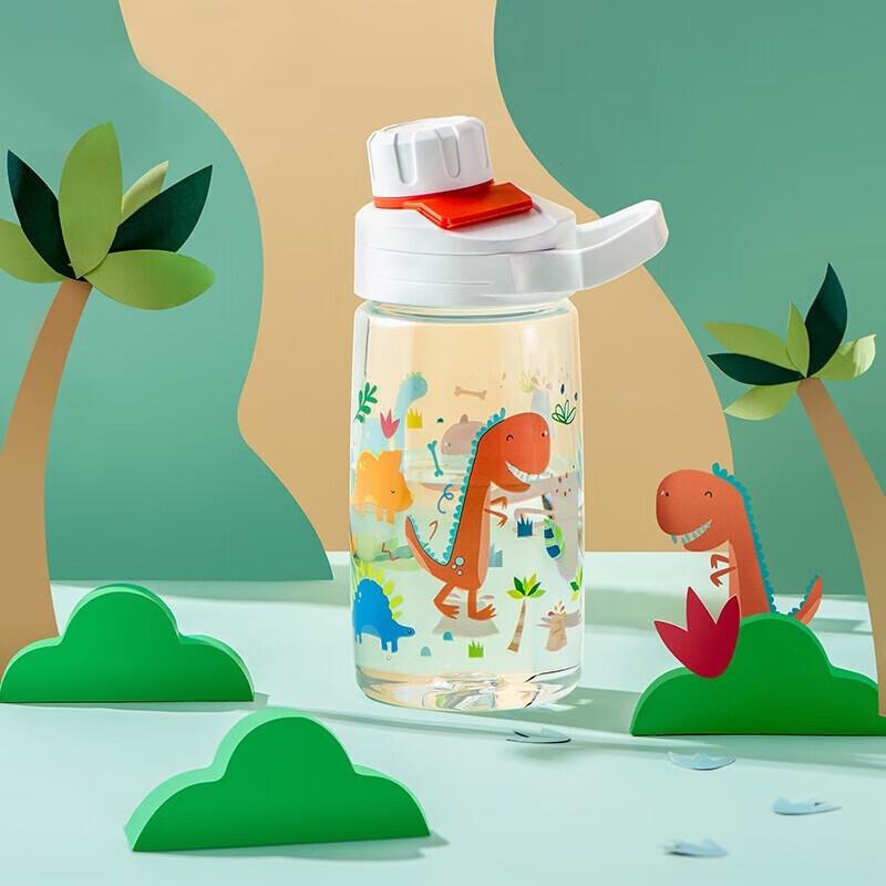 

JEKO&JEKO Kids Sports Water Bottle with Straw - Dinosaur