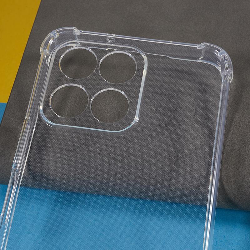 For Honor X6c 4G Phone Case Reinforced Four Corner Anti-Drop Clear TPU Cover