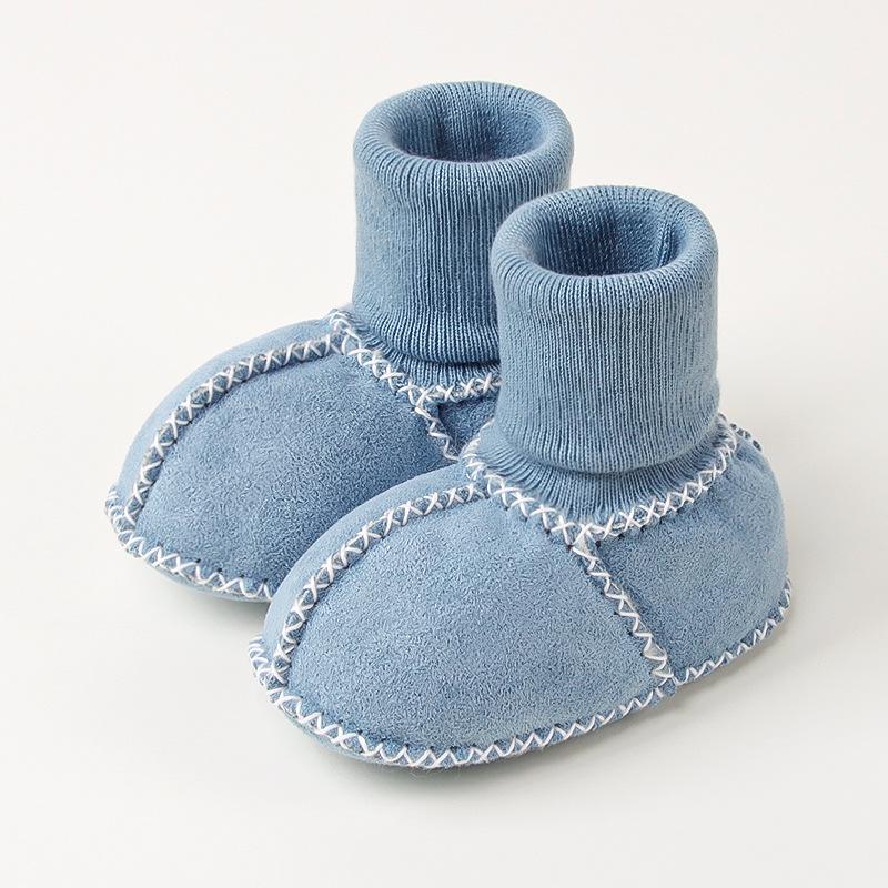 

Бархатные зимние ботинки для малышей: Мягкая, Толстая Подошва, Идеально для 0-12 Месяцев 12CM 6-12 months