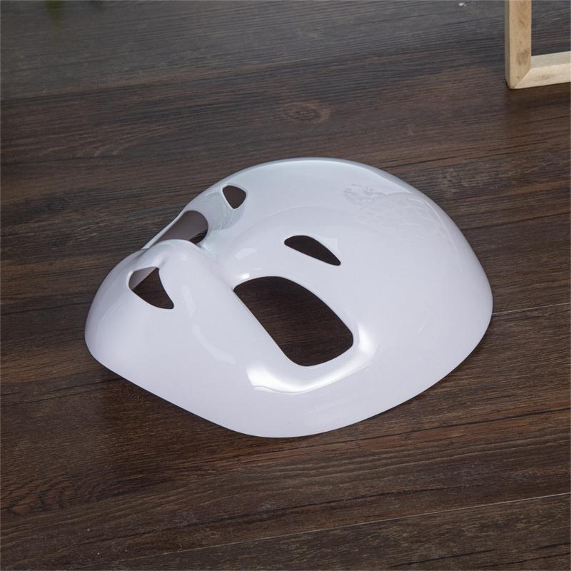 Katzenmaske Fursuit Kopfmaske Halloween Maske zum Bemalen Tier Cosplay Maske DIY Weiße Halbmasken für Maskeradenparty