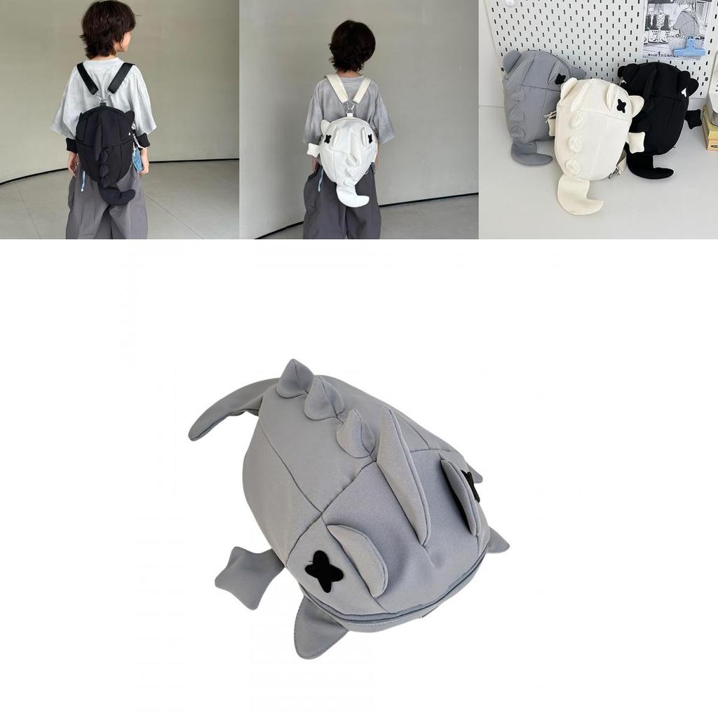 Shark Childrens Backpack Cute Double Shoulder Bag For Kindergarten And School Use