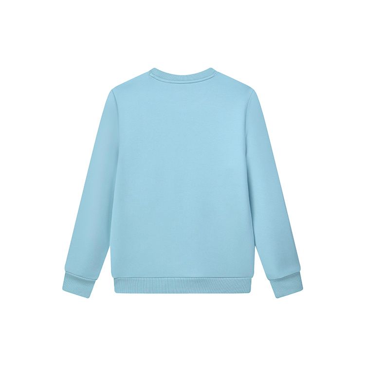 FILA Embroidered Logo Casual Knit Pullover Sweatshirt Men sweatshirt Ridge-Blue F11M148203F-LB