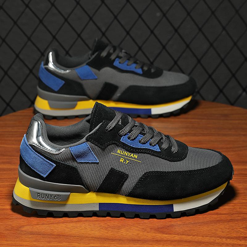 New Shoes Soft Sole Breathable Non-slip Casual Sports Shoes Niche Retro Running Shoes