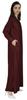 Bimba Abaya Islamic Prayer Dress With Hijab For Women's  Front Button Placket  Muslim