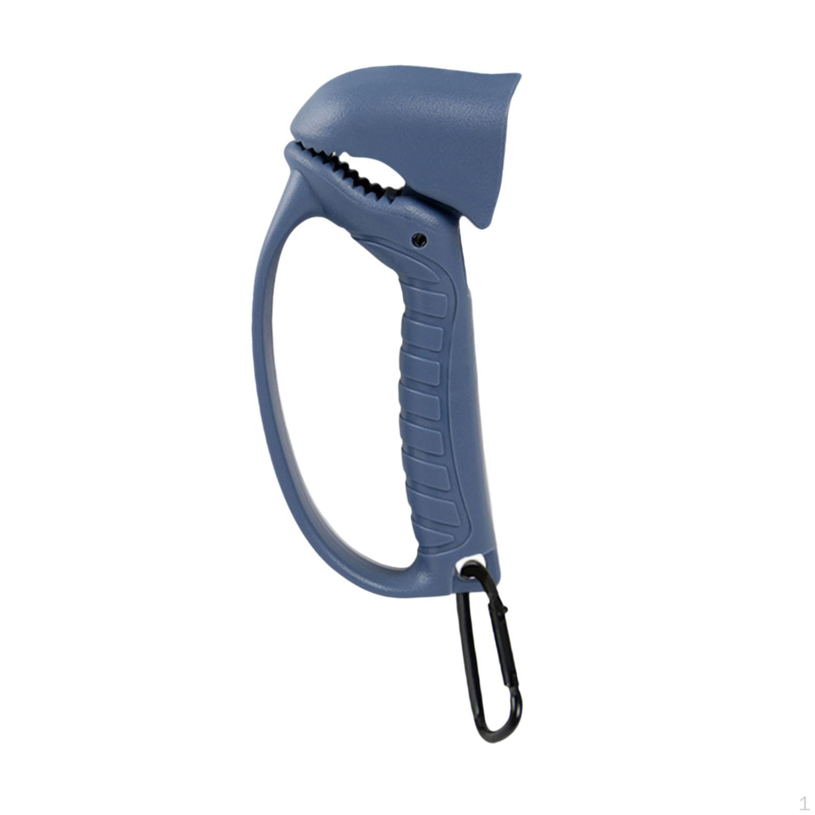 

Инструмент для захвата рыбы, легкий портативный рыболовный захват для защиты пальцев синий