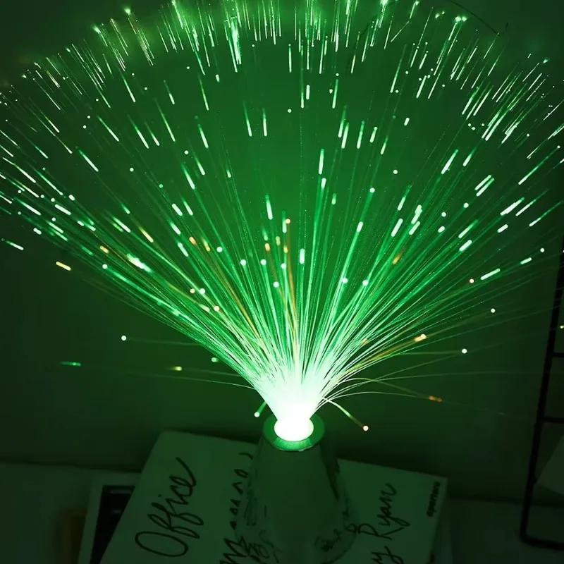 LED Night Lighting Decor Lamp LED Fiber Optic Lamp Multicolor Star Sky Light For Holiday Wedding Centerpiece Optic Fiber