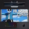 Funny Relaxing Game HHuman Fall Flat Mouse Pad Mousepad Large Gaming Lockedge Thickened Pc Table Desk Mat