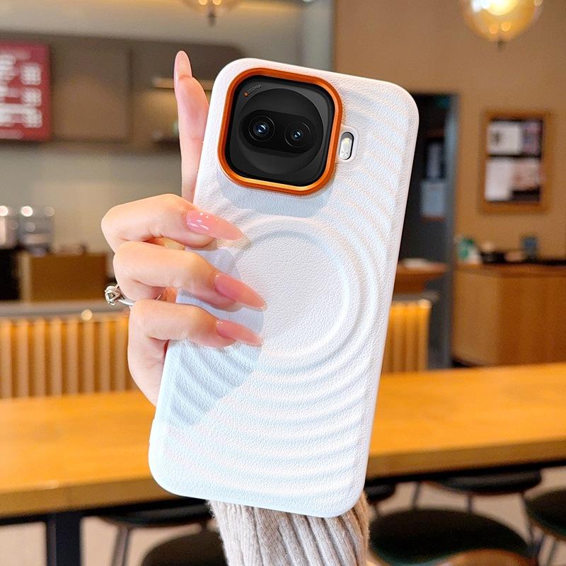 Applicable to iQOOZ11turbo ripple mobile phone case three-dimensional water ripple anti-drop iQOO 15R magnetic wireless charging