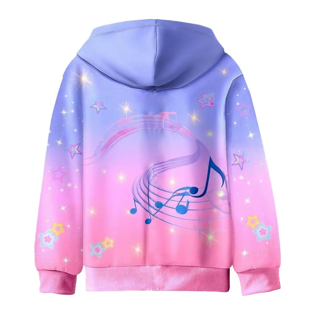Girls Boys Hoodie Casual School Outdoor Sweatshirts For 2-12 Years Kids