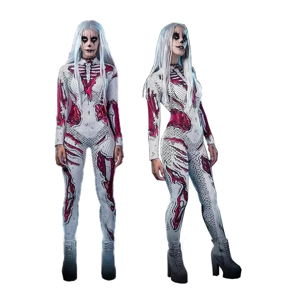 

Мужчины Женщины Скелет Мышцы Косплей Кибер Броня Панк Комбинезоны Печати Зентаи Боди Костюм Хэллоуин Вечеринка Костюм для выступлений XL