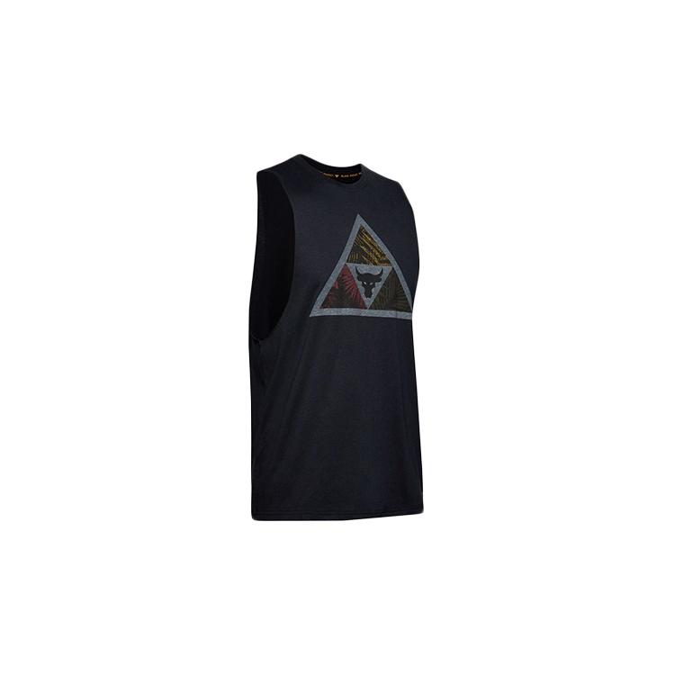 Under Armour Project Rock Mana Tank Top Black Men s 1351589-001 S