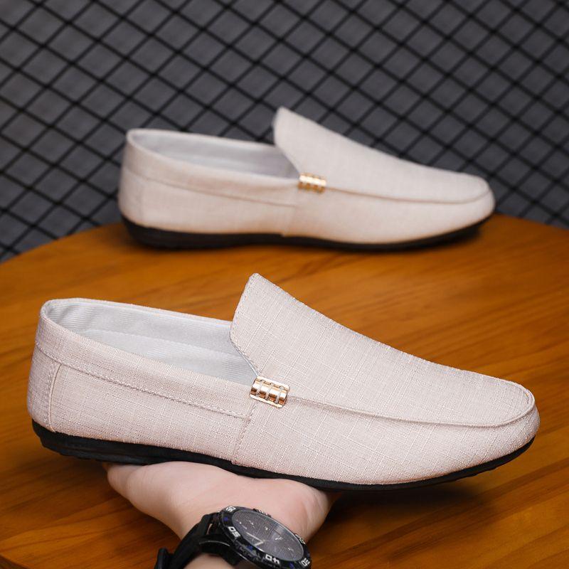 Flat Casual Shoes for Men Black Canvas Summer Man Shoe Low Price Footwear Offer Comfortable Sneakers Classic Original Retro Work