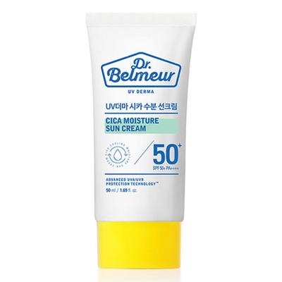 Dr. Crème solaire hydratante Belmeur UV Derma Cica SPF50+ PA++++, 50 ml, 1 unité