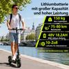Electric Scooter Adult, 75-80 Km Range, 800W Max Motor, Foldable, Powerful, Dual Suspension, All-Terrain, TODIMART D6 with Smart App