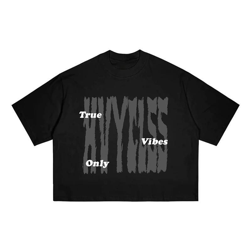 

HighEnd Letter Print Short Sleeve TShirt Unisex American Retro Hip Hop Trendy Summer New Top INS Cotton Crew Neck Tee S