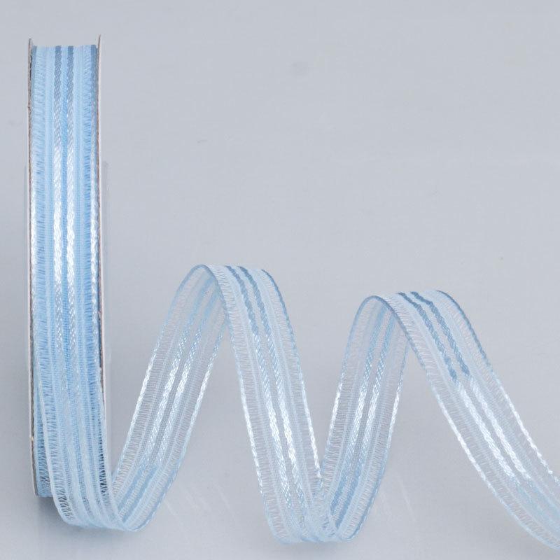 Elegant and Exquisite Vertical Transparent Mesh Ribbon Handmade DIY Flower Cake Gift Hair Decoration Bow Colorful Ribbon Crafts Making Ribbons