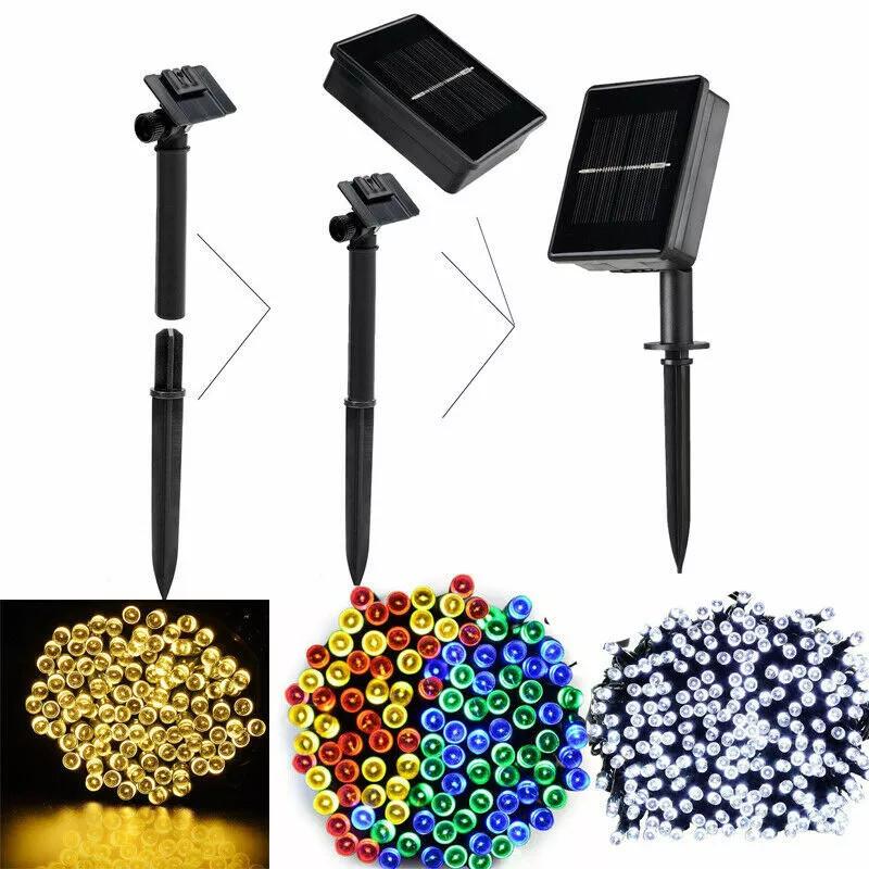 Multi-color Led Solar String Lights Ideal For Outdoor Waterproof Holiday Decoration