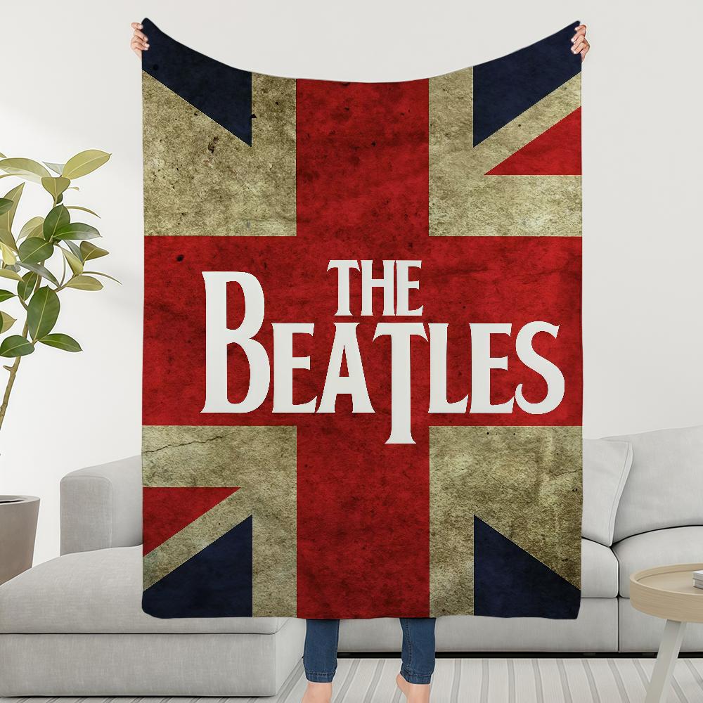 Blanket Throw Super The Cosy Plush B-BeatleS-ES Living Band Room Sofa Couch Childish Birthday Gifts