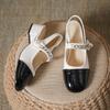 Mary Jane Shoes Women's Light Shoes Thick Heel Spring New Round Head Color Matching Temperament Sandals