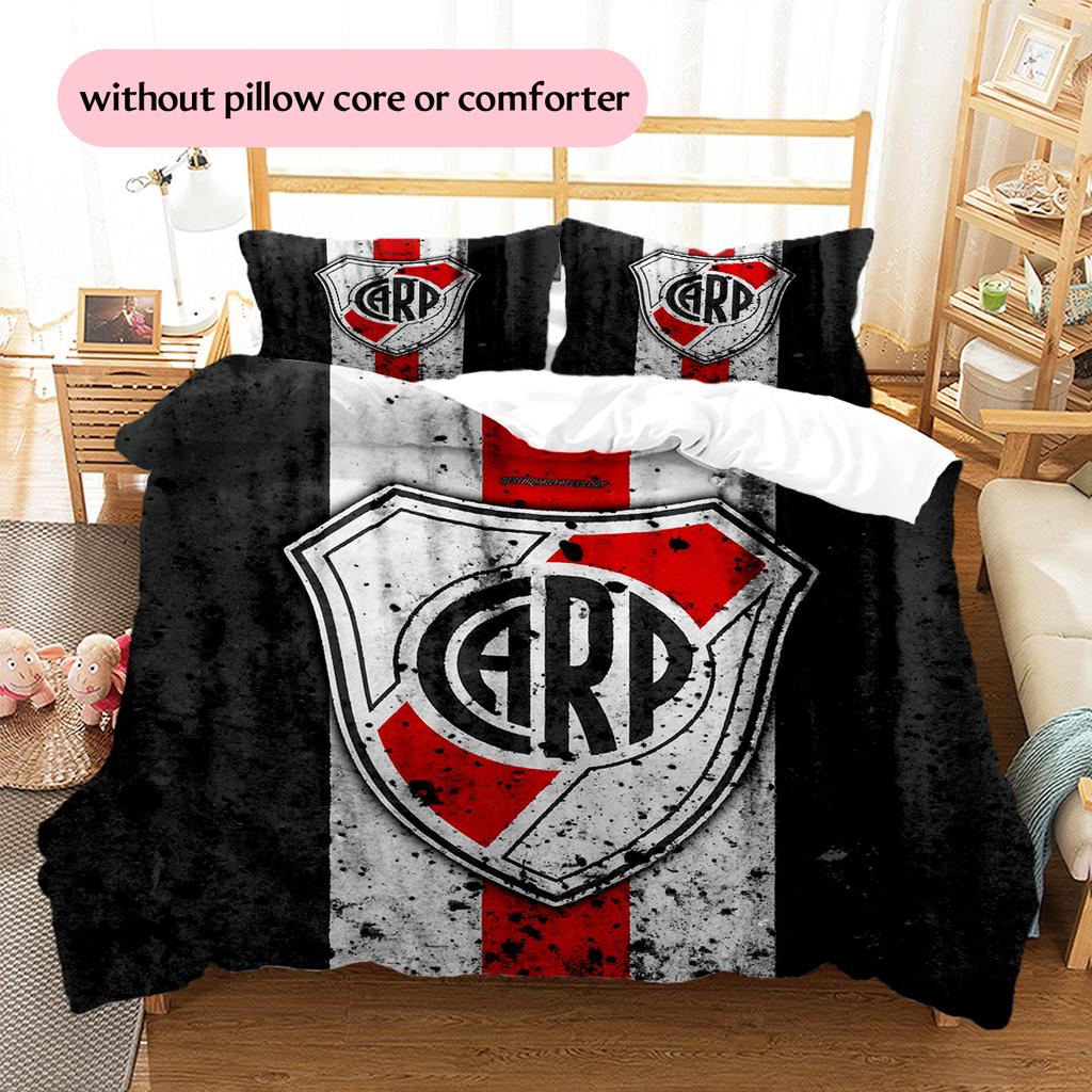 River Plate Pattern Bedding Home Decoration Birthday Gift (1 * duvet cover + 2 * pillowcase, without core)