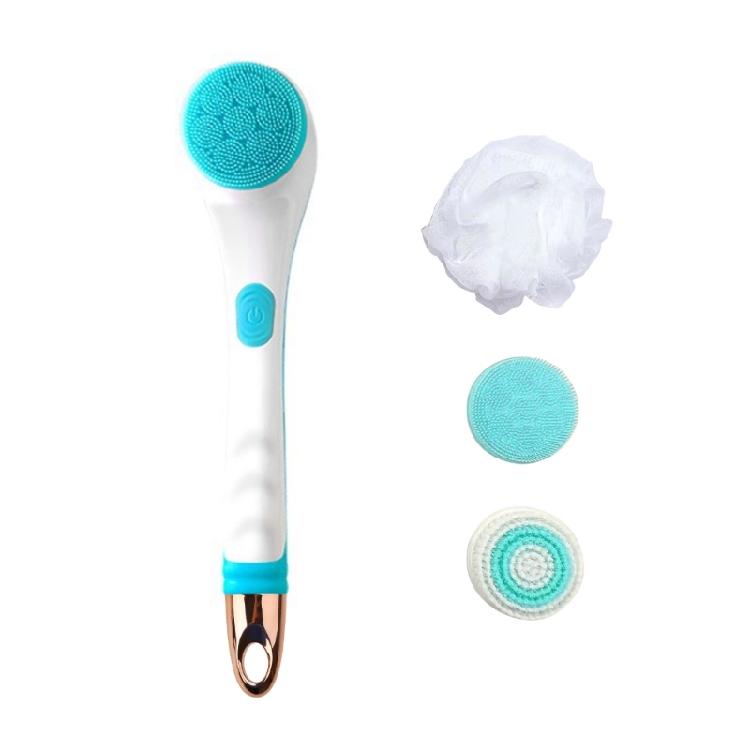 

Electric 4 in 1 Massage Bath Brush Exfoliating Body Scrubber for Shower синій