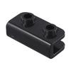 Adapter Rectangular Bracket 1PC/4 PCS 2-Way Black Glass Fiber Pole Pop-up Connector Rectangular Replacement Spare