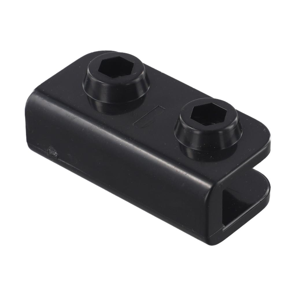 Adapter Rectangular Bracket 1PC/4 PCS 2-Way Black Glass Fiber Pole Pop-up Connector Rectangular Replacement Spare