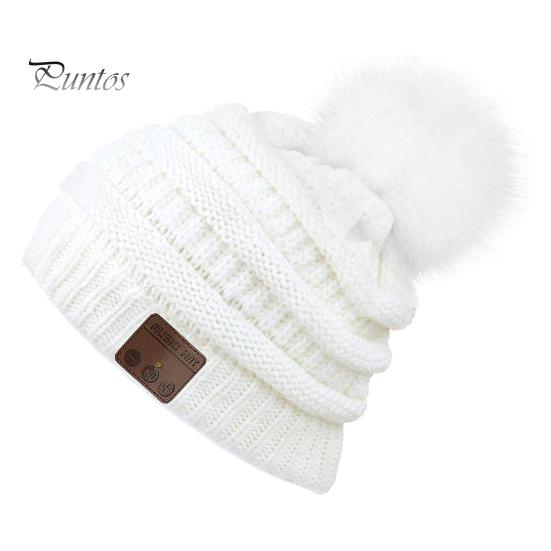 

Шапка для наушников Беспроводная музыка HiFi Звук Низкая задержка с автоматическим сопряжением Утолщенная теплая шапка для гарнитуры Bluetooth 5.0 белый