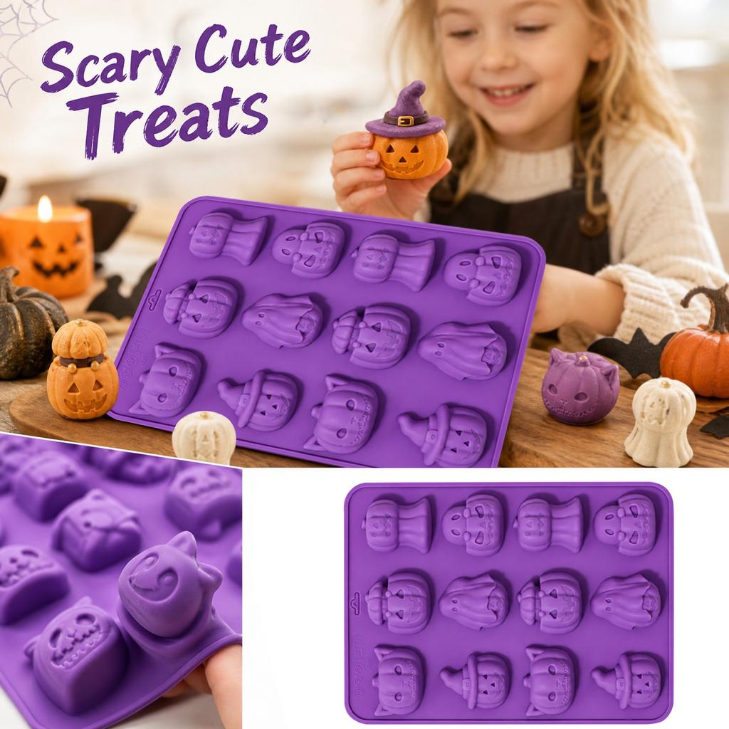 Halloween Silicone Chocolate for Shapes and Candy Making