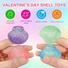 Maltose Texture Seashell Fidget Sensory Toys Creative Glitter Shell Squishy Toy  Office Use