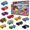 12PCS  Pixar Cars 3 McQueen Rebound Car Model Lightning McQueen Jackson Storm Plastic Toy For Children Birthday Gift Boxes