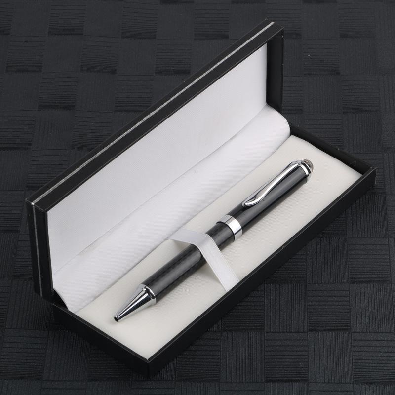 

Ручка емкостная вращающаяся из углеродного волокна Универсальная шариковая ручка Ручка для сенсорного экрана Набор для письма от руки Подарочная ручка Bullet Type 1.0