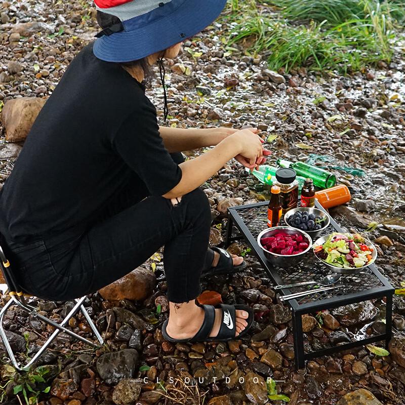 ZISIZ Outdoor Folding Mesh Camping Table