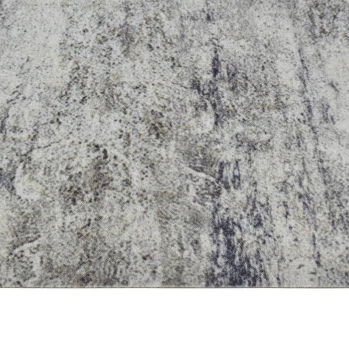 VidaXL Tapis de cuisine lavable impression béton 45x150 cm velours 136570